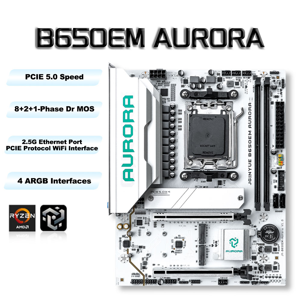 Am5 Micro Atx Pcie 5.0 Motherboard - Игровые материнские платы B650 MATX AMD