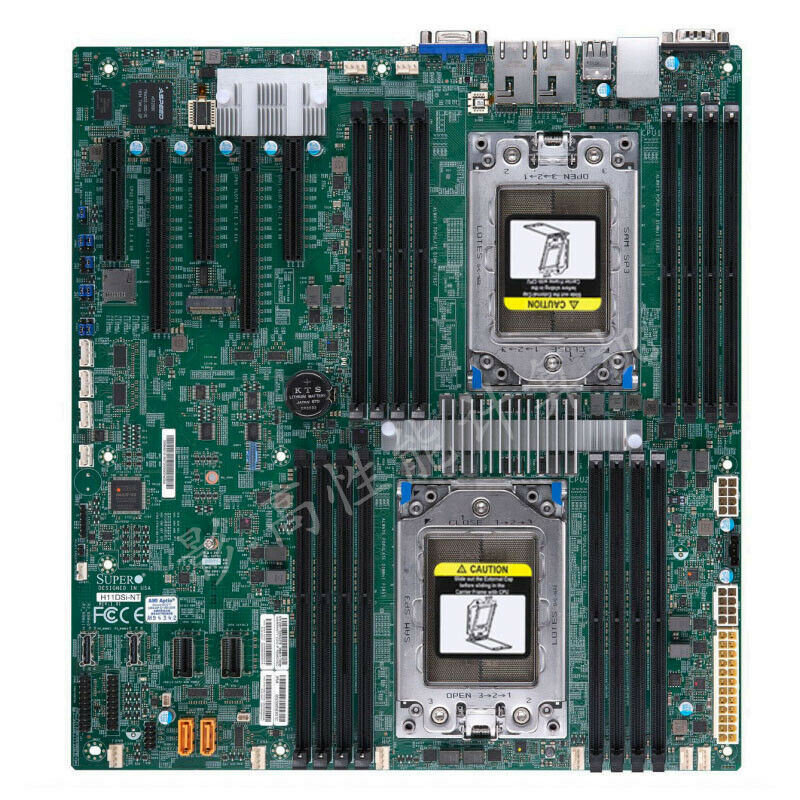 Dual Socket Sp3 Epyc Motherboard - Материнская плата Supermic H11DSi-NT, сокет SP3,