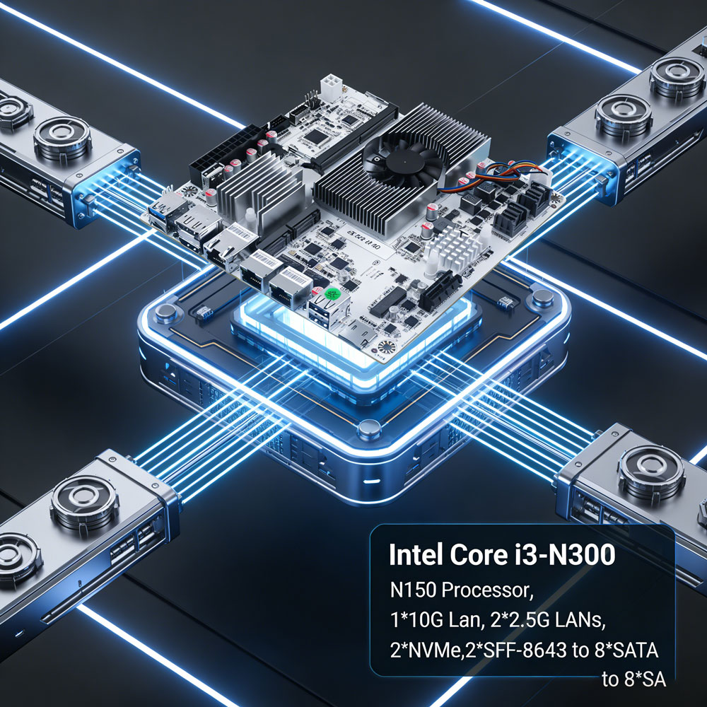 Mini Itx Dual 2.5G Nas Motherboard - Материнская плата Mini ITX для NAS