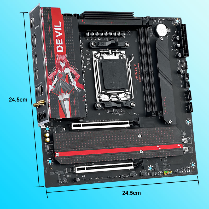 JGINYUE B650M NIGHT DEVIL Мате – обзор и цена X870E Atx Motherboard