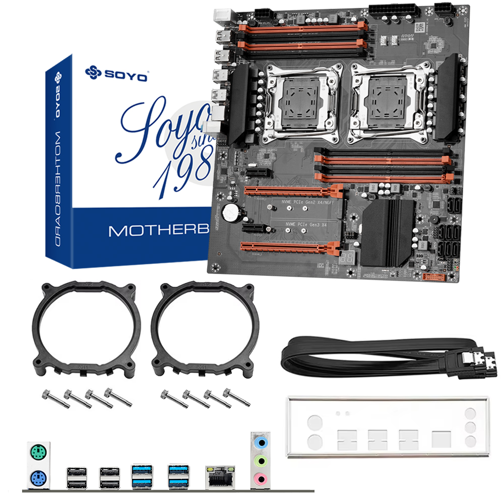 Игровая материнская плата SOYO – обзор и цена Dual Lga2011-3 Server Motherboard Combo